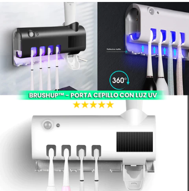 Porta Cepillos con luz UV