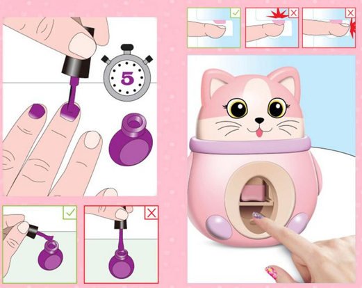 Kit de uñas para niñas