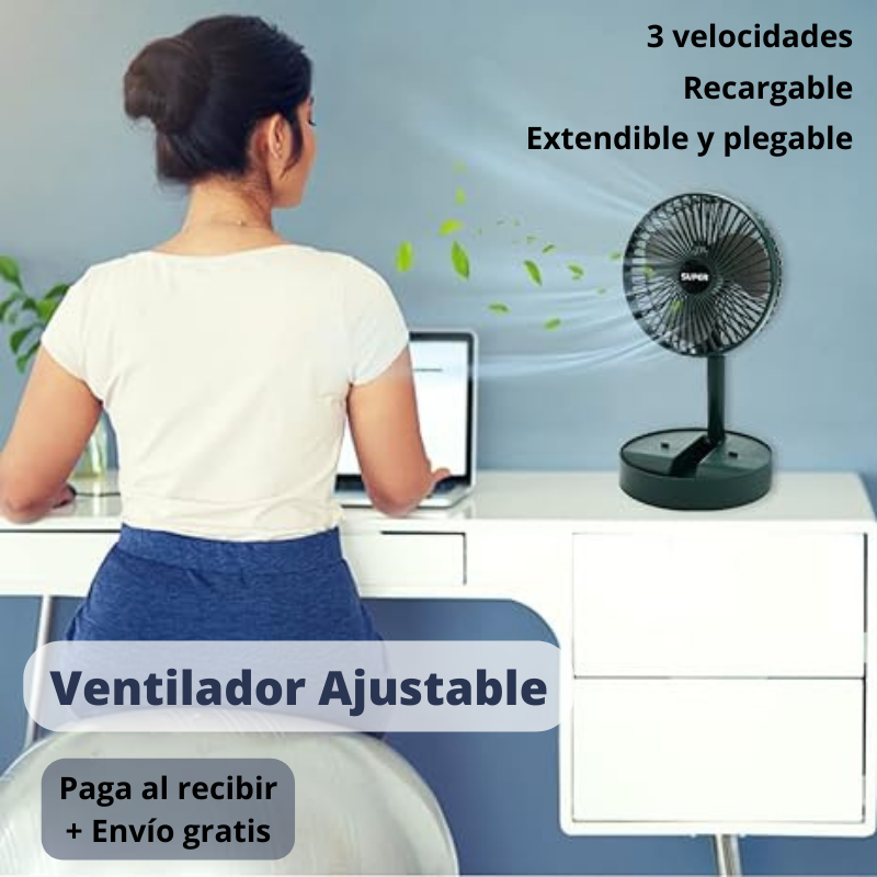 Ventilador Ajustable Portátil