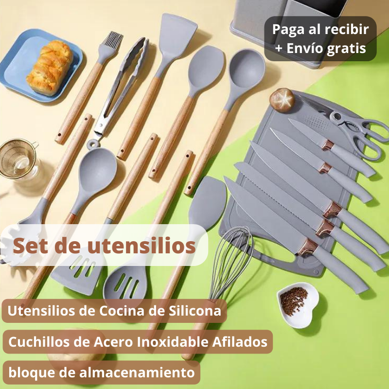 Set de utensilios de cocina