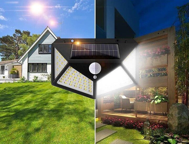 LAMPARA SOLAR LED CON SENSOR